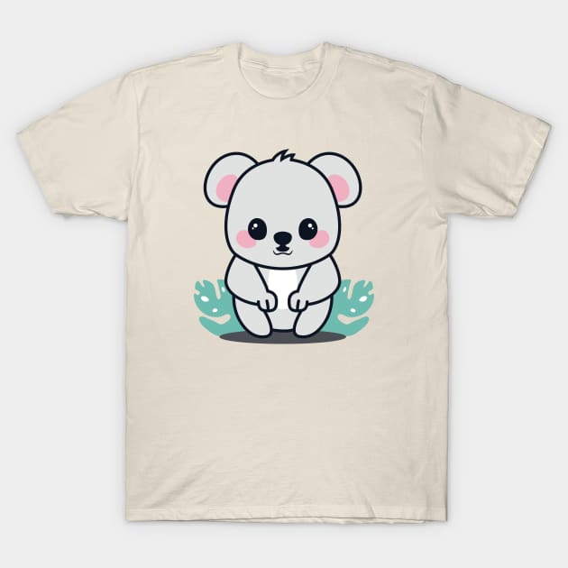 Cute Koala Baby T-Shirt by JS Arts